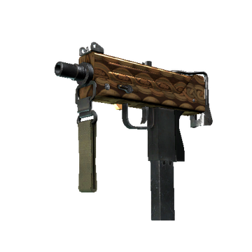 MAC-10 | Copper Borre (Minimal Wear)