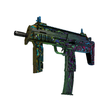 MP7 | Neon Ply (Battle-Scarred)