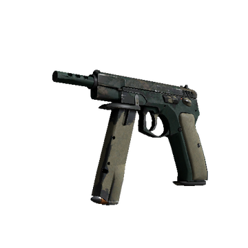 CZ75-Auto | Green Plaid (Battle-Scarred)