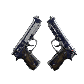 Dual Berettas | Moon in Libra (Battle-Scarred)