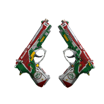Dual Berettas | Twin Turbo (Battle-Scarred)