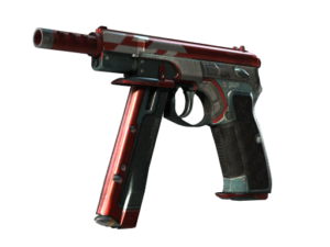 CZ75-Auto | Red Astor (Well-Worn)