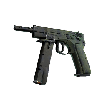CZ75-Auto | Jungle Dashed (Well-Worn)